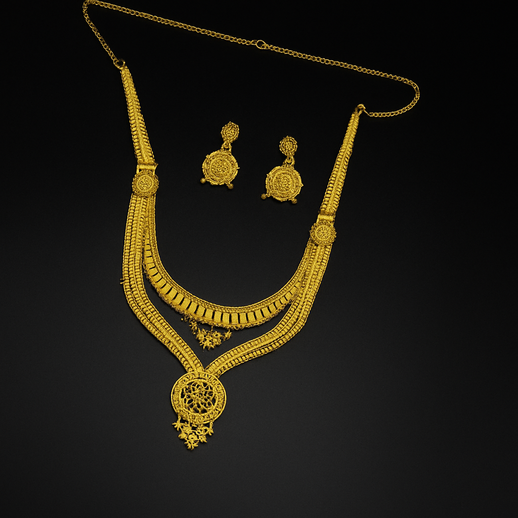 Traditional Indian Bridal Jewelry Set Gold