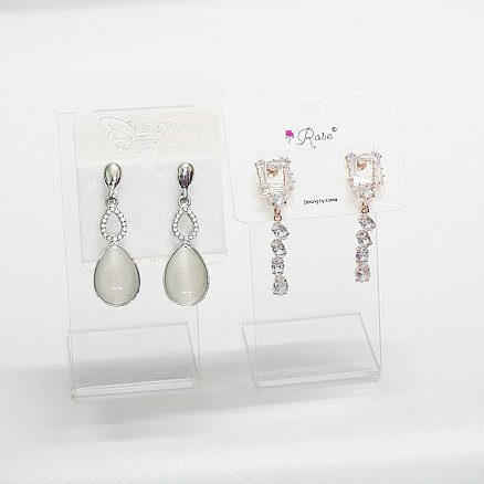 Crystal & Teardrop Earrings Combo Set | Best of Buy