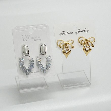 Stylish Bow & Crystal Earrings Combo Set | Best of Buy