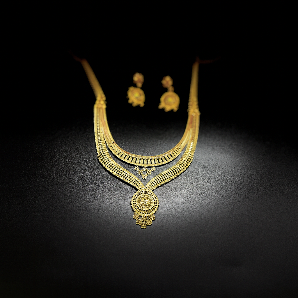 Traditional Indian Bridal Jewelry Set Gold